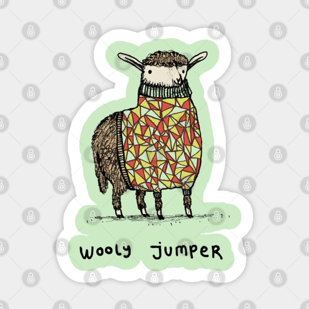 Wooly Jumper Sticker by Sophie Corrigan